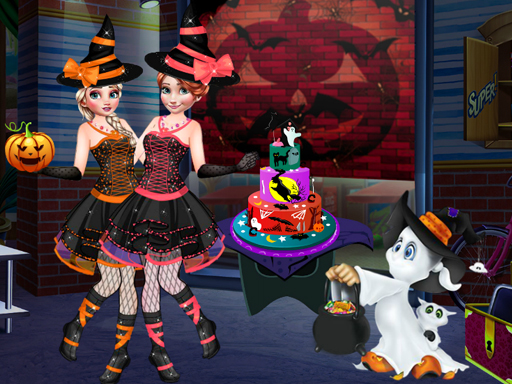 Halloween Special Party Cake — free online cooking game